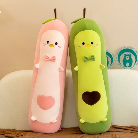 ​Avocado & Peach Long Hugging Pillow