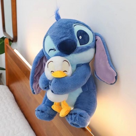 Stitch Hugging Duck Cute Plush Toy & Doll
